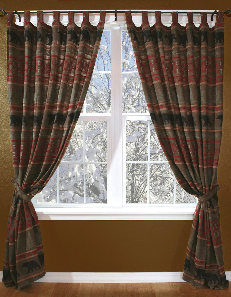 Bear Country Cabin Drape Set