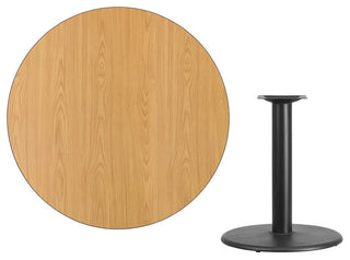 Round Natural Table Top XU-RD-42-NATTB-TR24-GG