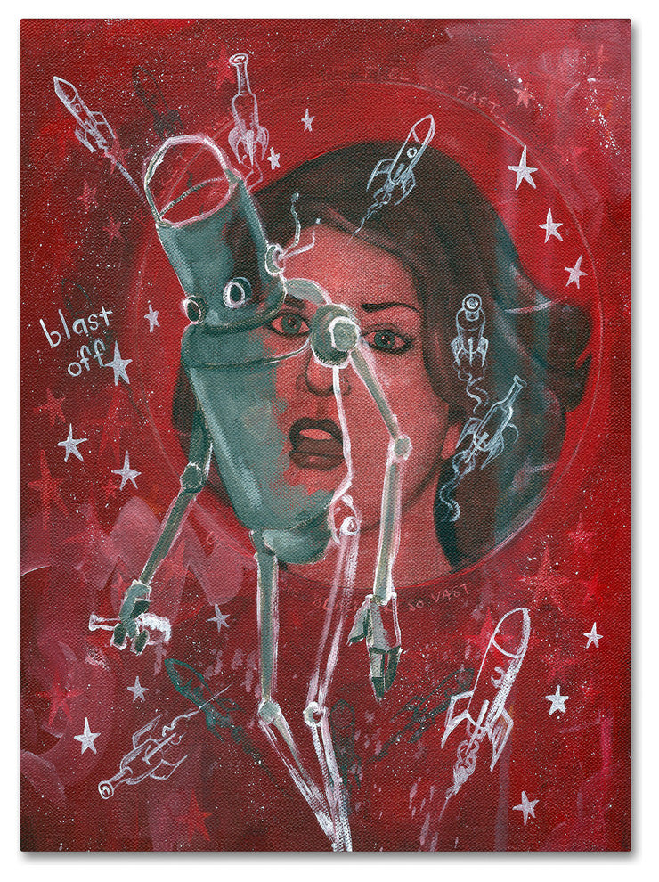 'Blast-Off' Canvas Art, 47x35