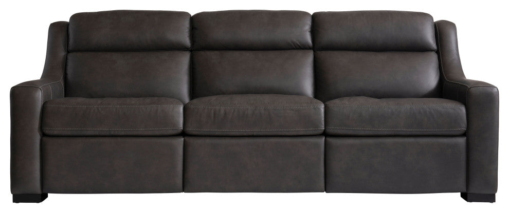 Bernhardt Germain Leather Power Motion Sofa