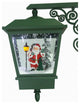 71" Musical Snowy Street Lamp WithChristmas Tree Scene, 2 Signs, White