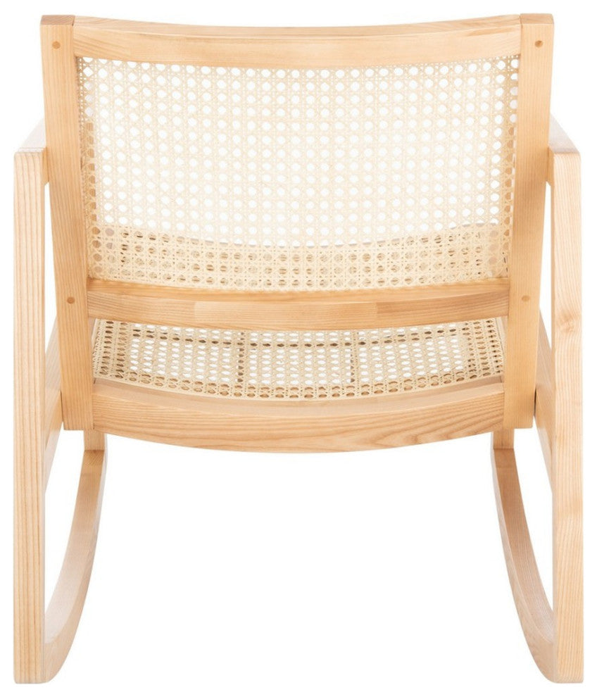 Safavieh Couture Perth Rattan Rocking Chair, Natural