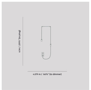 Oval II With Graphite Plug-In Pendant