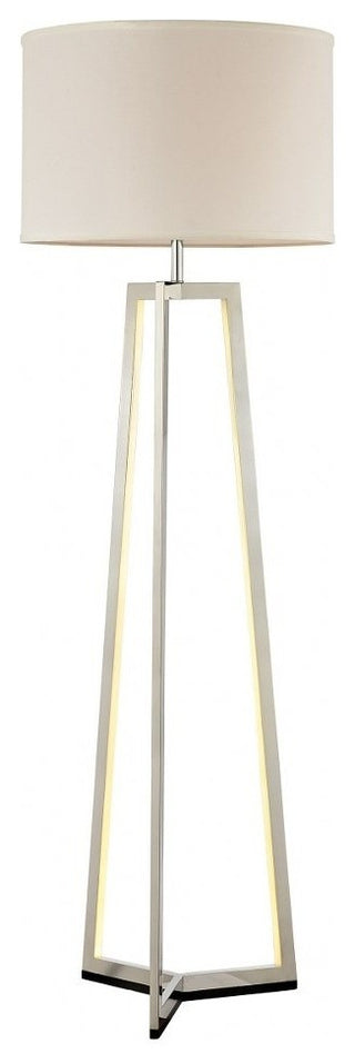 Pax Floor Lamp in Brushed Nickel