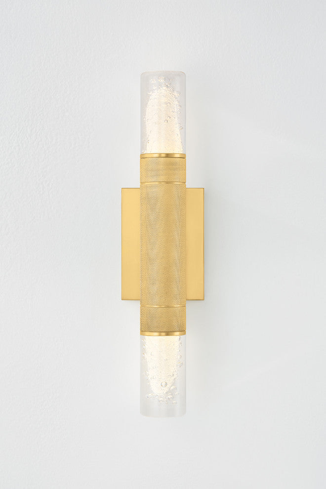 Hudson Valley Lighting Glen Cove Wall Sconce, Aged Brass
