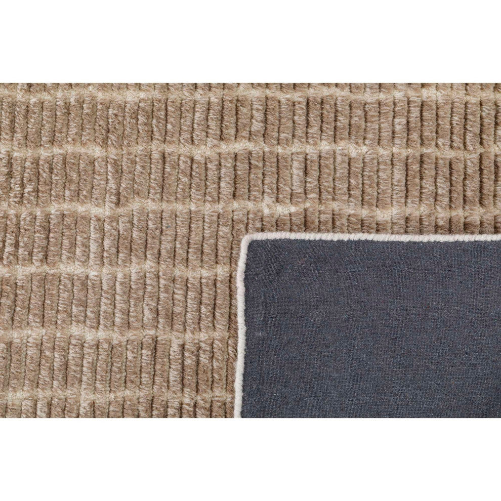 Creed Tufted Area Rug, Brown, 8'x10'