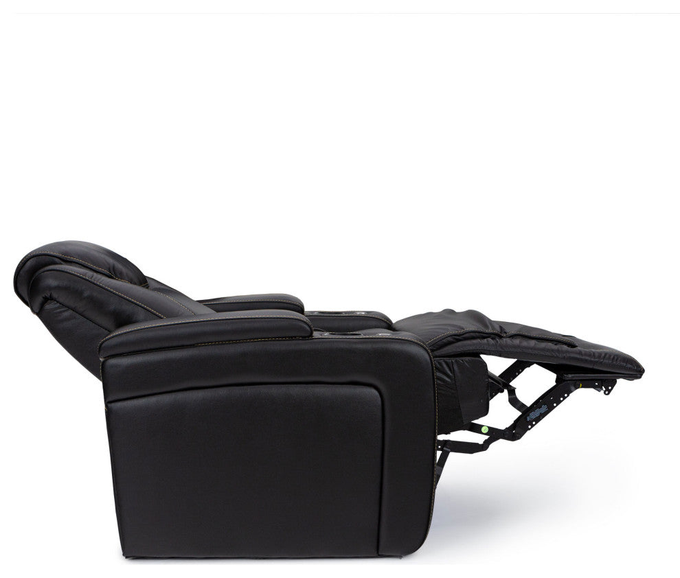 Seatcraft Paladin Home Theater Seating, Black, Row of 1