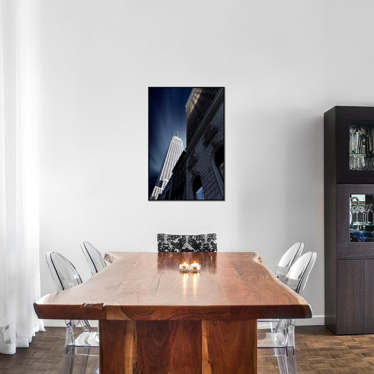 "Skyscraper" Framed Canvas Giclee by Sebastien Del Grosso, 25x37"