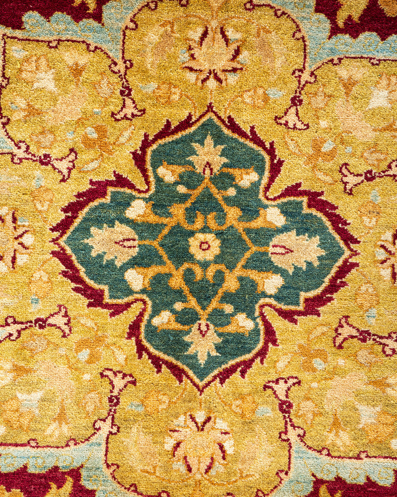 Mogul, One-of-a-Kind Hand-Knotted Area Rug Red, 8' 2" x 10' 0"