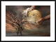 "Placing the Moon" Framed Digital Print by Elisaveta Jordanova, 38"x29"