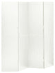 Vidaxl 4-Panel Room Divider White 63"x70.9" Steel
