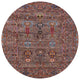Ahgly Company Indoor Round Mid-Century Modern Area Rugs, 8' Round