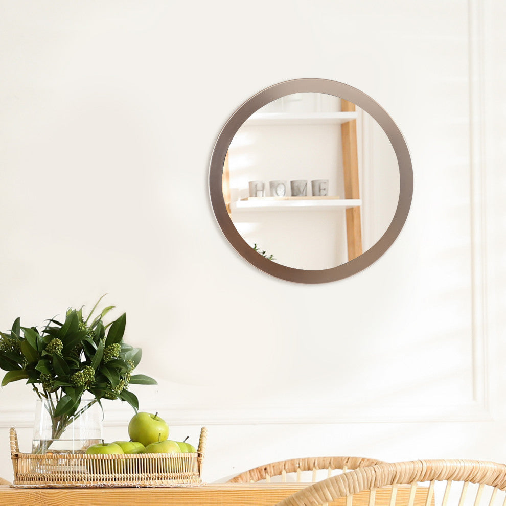 20" Round Copper Wall Mirror