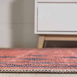 Korsa Geometric Medallion Machine-Washable Area Rug, 4x6