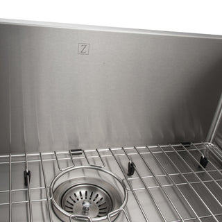 ZLINE Undermount Single Bowl Sink in Stainless Steel with Bottom Grid