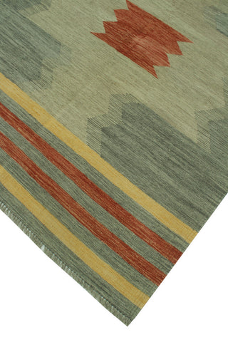 Winchester Kilim Chipo Gray/Rust Rug, 5'0x6'6