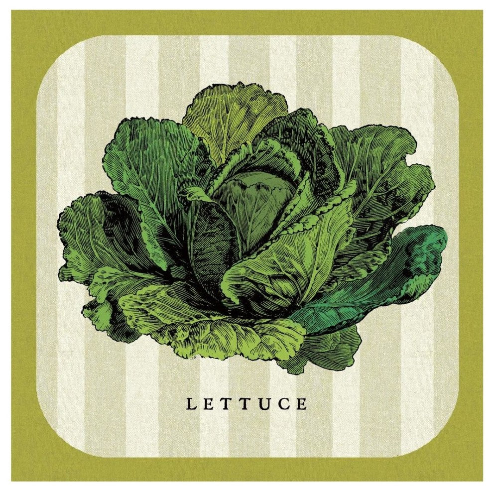 "Linen Vegetable II" Digital Paper Print by Studio Mousseau, 32"x32"