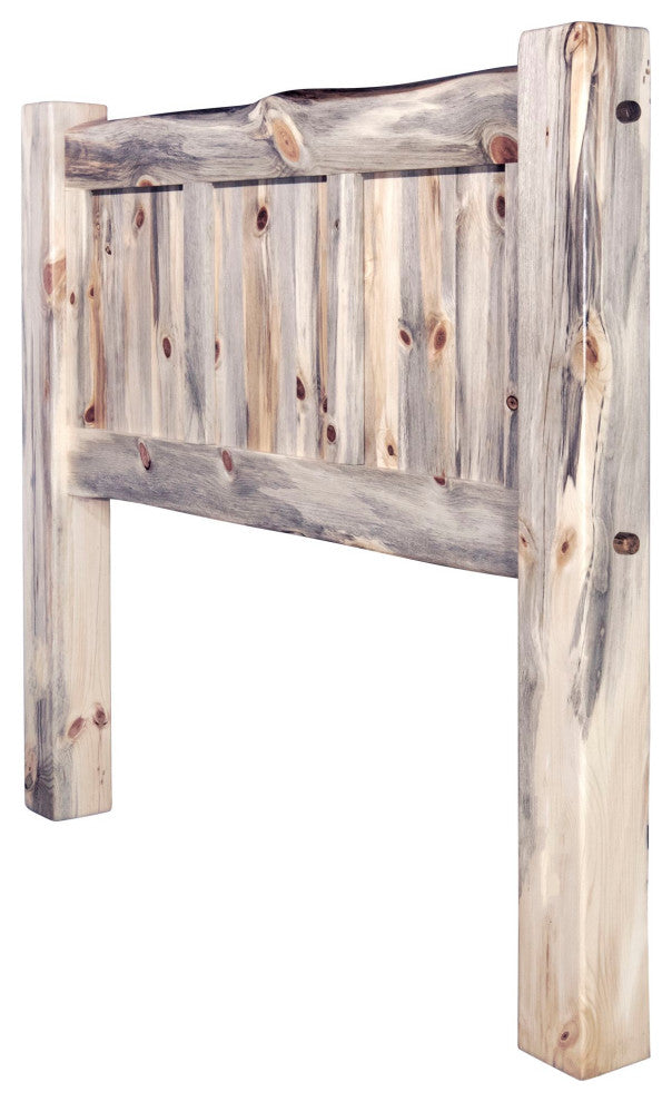 Big Sky Collection Live Edge Panel Headboard, Cal King, Natural