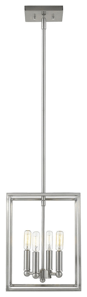 Cobar 4-Light Satin Nickel Pendant