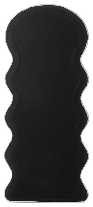 Rhodes Velvet Floor Mirror, Cream