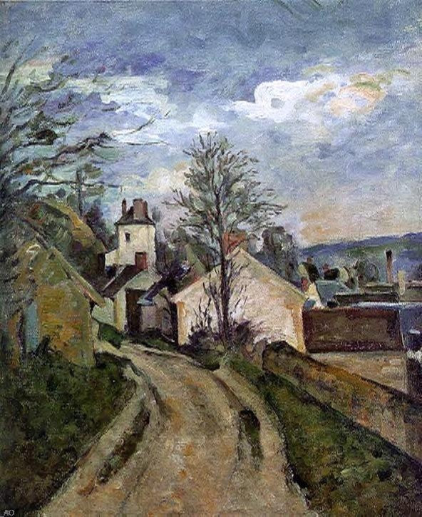 Paul Cezanne The House of Dr. Gached in Auvers Wall Decal