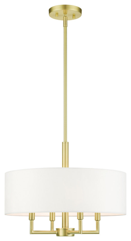 Satin Brass Timeless, Transitional, Pendant Chandelier