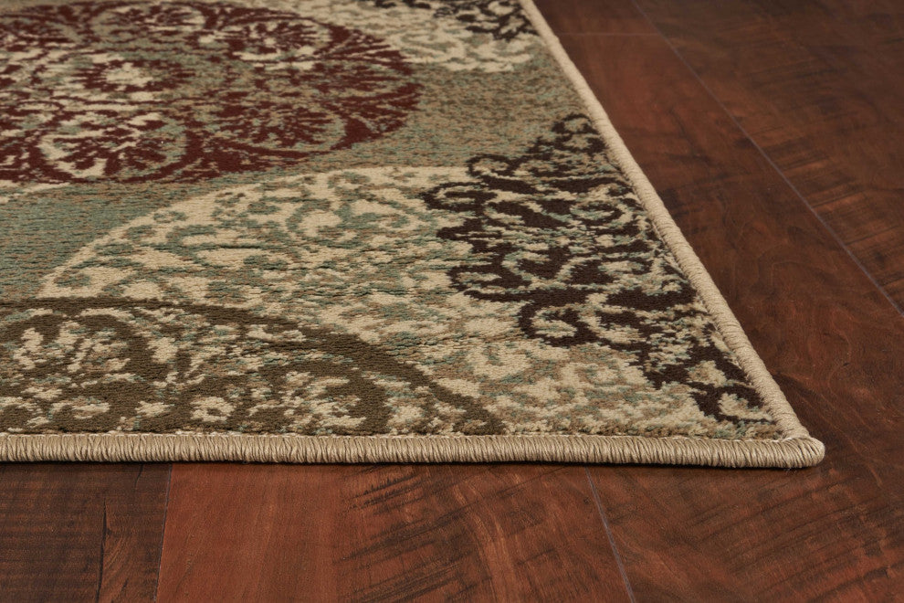 HomeRoots 7' x 10' Polypropylene Sage Area Rug