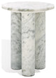Safavieh Couture Giabella Marble Accent Table, White