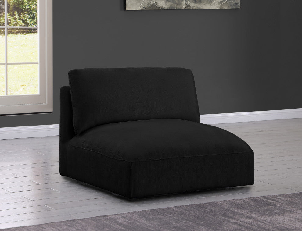Ease Upholstered Armless, Black