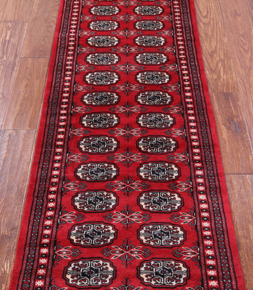 Runner Silky Bokhara Handmade Wool Rug 2' 1" X 5' 10" - Q13824
