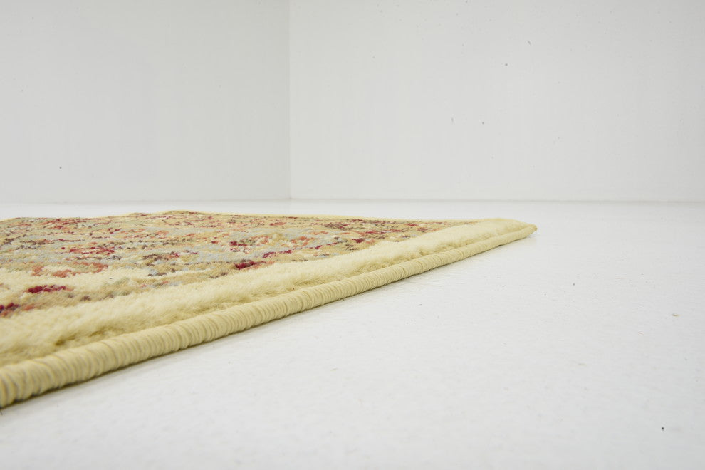 Unique Loom Cream Athens Voyage 2'' 2 x 6'' 0 Runner Rug
