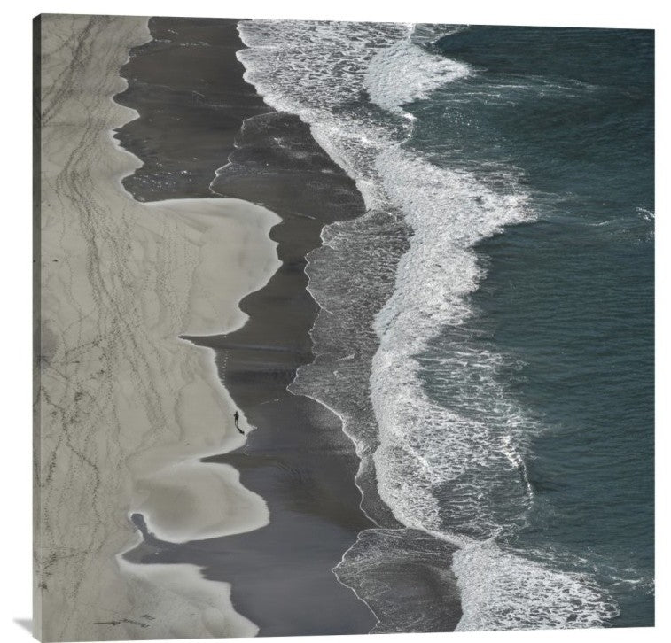 "Running Waves" Stretched Canvas Giclee by Lex Molenaar, 40x40"