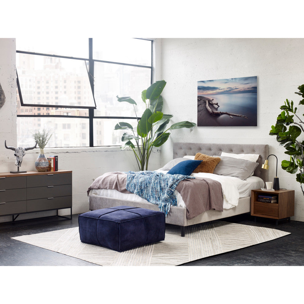 Contemporary Persela Side Table - Brown