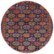 Ahgly Company Indoor Round Mid-Century Modern Area Rugs, 6' Round
