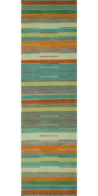 Winchester Kilim Floyd Gray/Ivory Runner, 2'8x9'9
