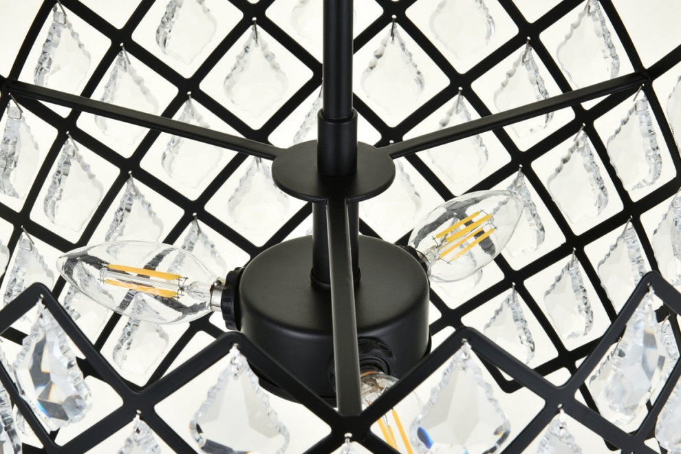 Lyla 13" Pendant, Black