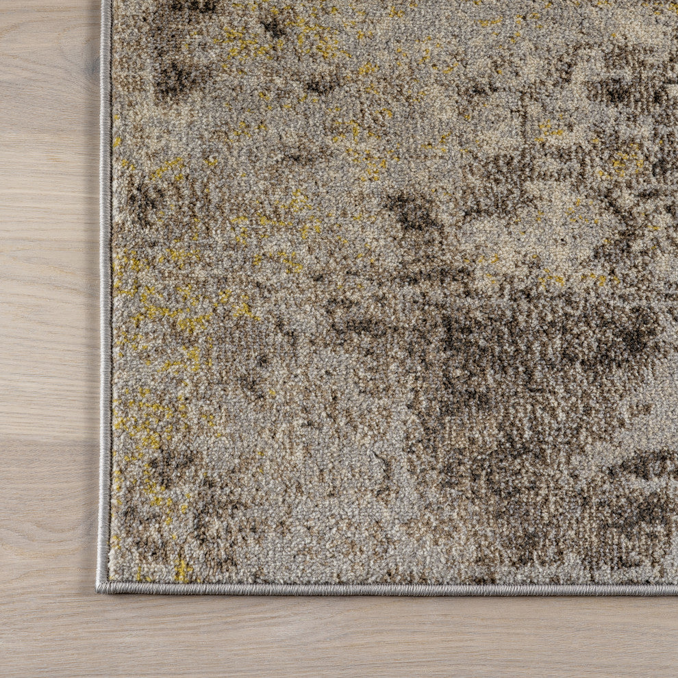 Nuloom Monet Modern Abstract Rug, Beige 7' 10" x 11'