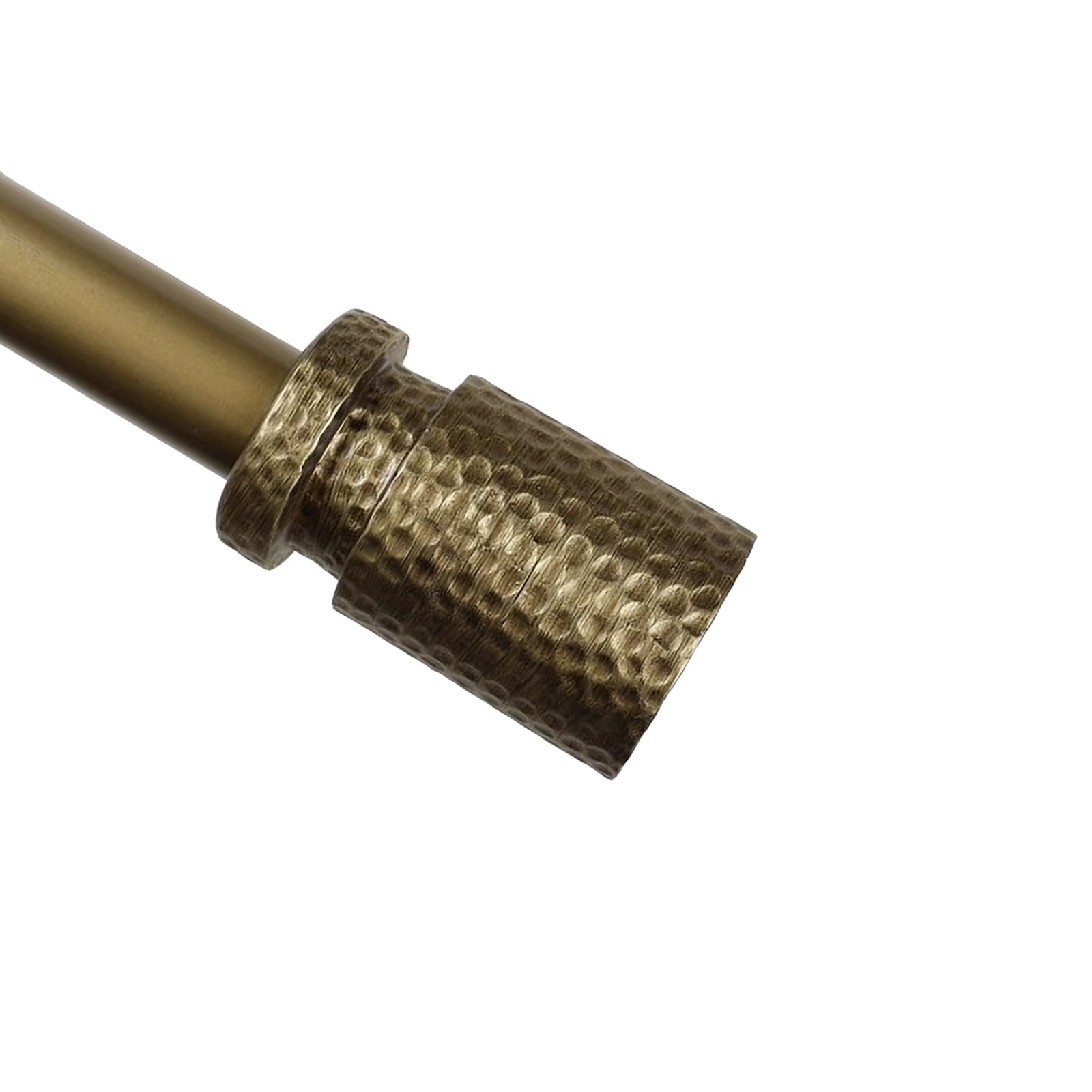 1" Diameter Fossetta Curtain Rod, 48"-84", Renaissance Gold