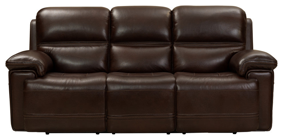Sedrick Power Reclining Sofa w/Power Head Rests, El Paso Walnut