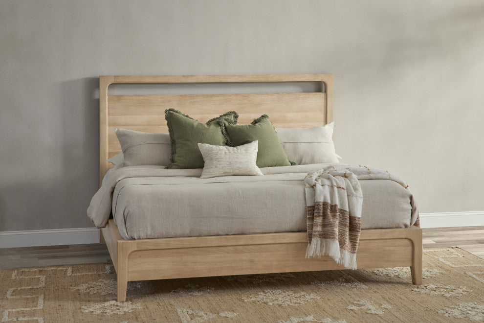 Laguna Mango Wood Platform Bed, King