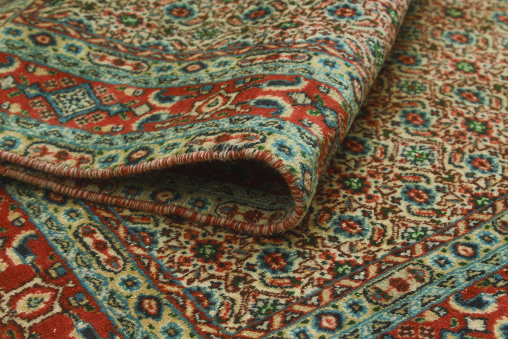 Fine Vintage Distressed Layken Rust/Beige Rug, 3'0 x 4'11
