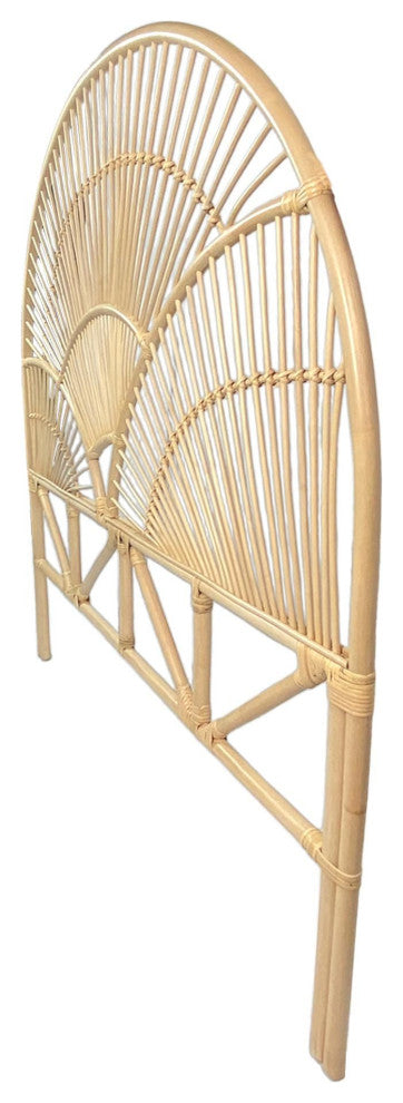 Sunrise Rattan Headboard, Natural, Twin Size