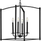 Winslett Collection Black 4-Light Foyer