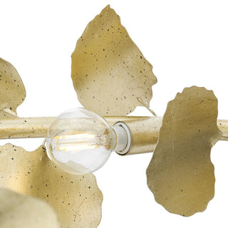 Laurel Collection 6-Light Transitional Chandelier, Gilded Silver