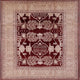 Ahgly Company Indoor Square Mid-Century Modern Area Rugs, 6' Square