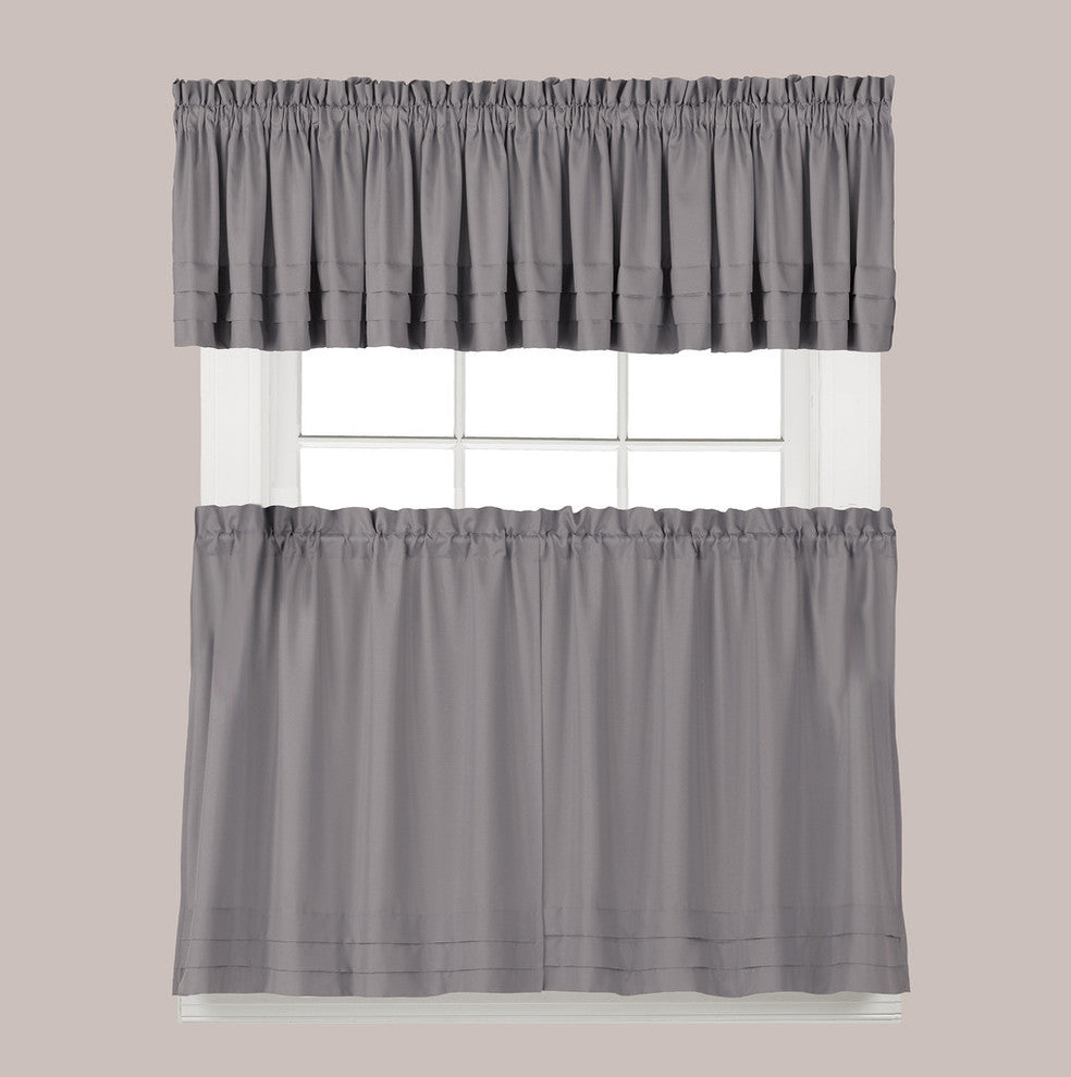 SATURDAY KNIGHT HOLDEN 58x13 VALANCE, DOVE GRAY