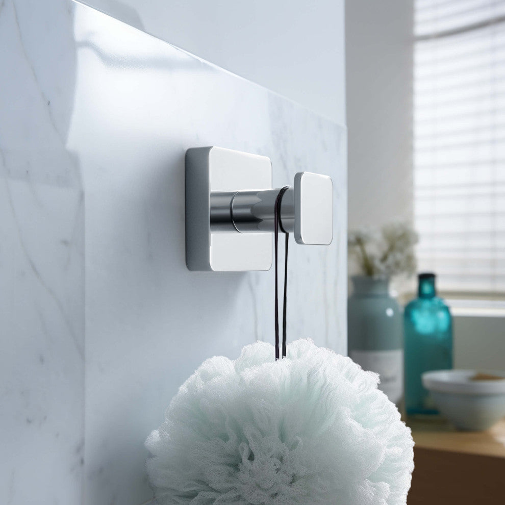 Blaze Bathroom Towel & Robe Hook, Chrome
