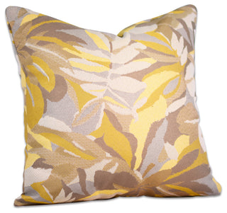18"x18" Pacifica Accent Throw Pillow by Astella, Dewey Yellow