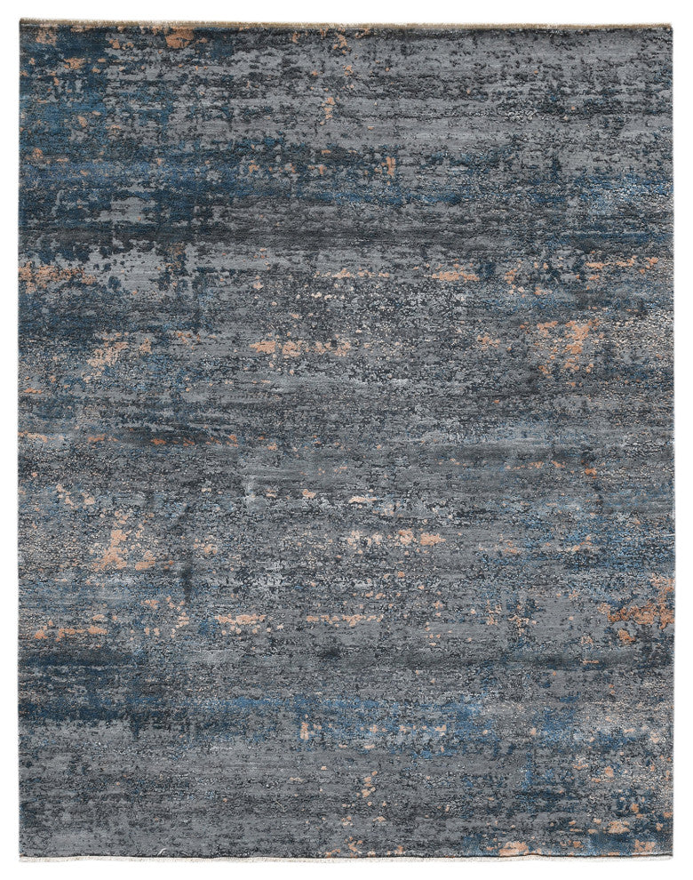 Zenith Area Rug, Dark Gray, 9' x 12', Abstract