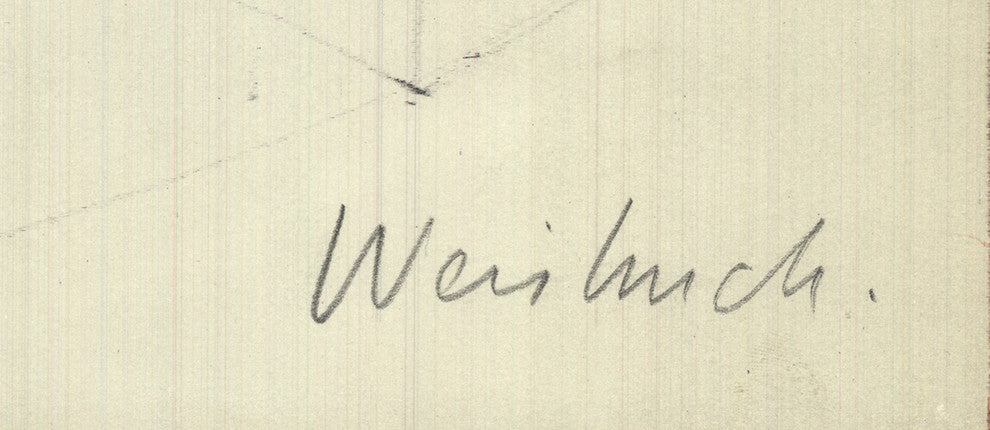 Claude Weisbuch, Deux Cavaliers, Signed